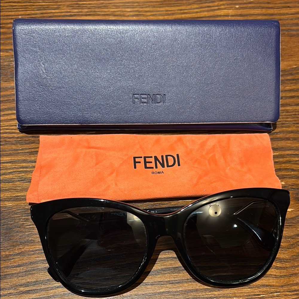 Fendi Black Women's Sunglasses